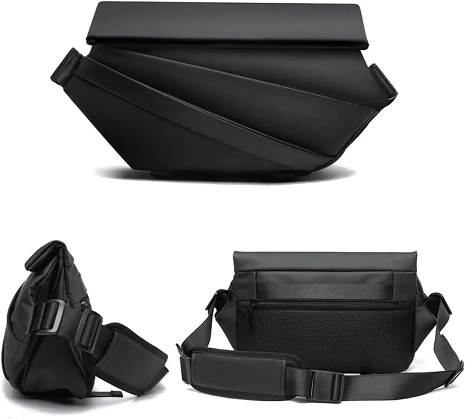 Obsidian Sling Bag, Ria Obsidian Sling Bag, Crossbody Bag Men, Waterproof Sling Bag for Men, Men Crossbody Bags (Blue)