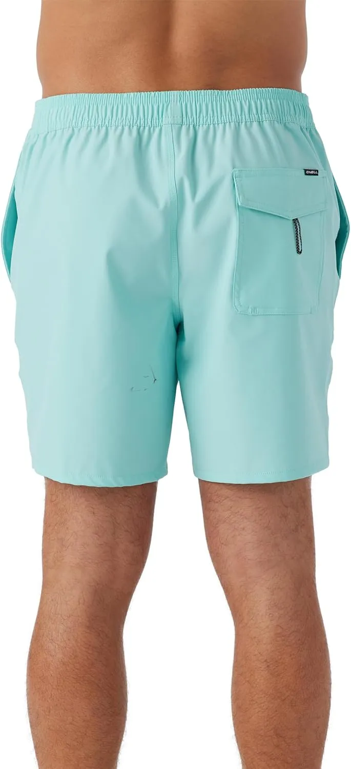 O'NEILL Mens Lennox Volley Swim Trunks - 17 Inch Inseam Boardshorts for Men with Elastic Waist and Pockets
