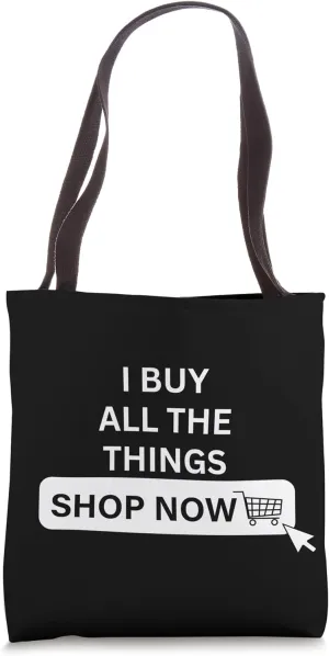 Online Shopping Addict Tote Bag