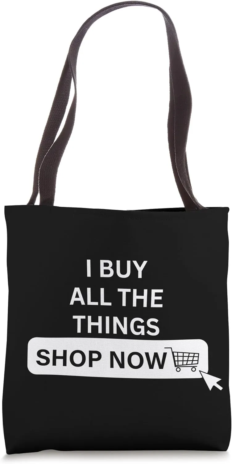 Online Shopping Addict Tote Bag