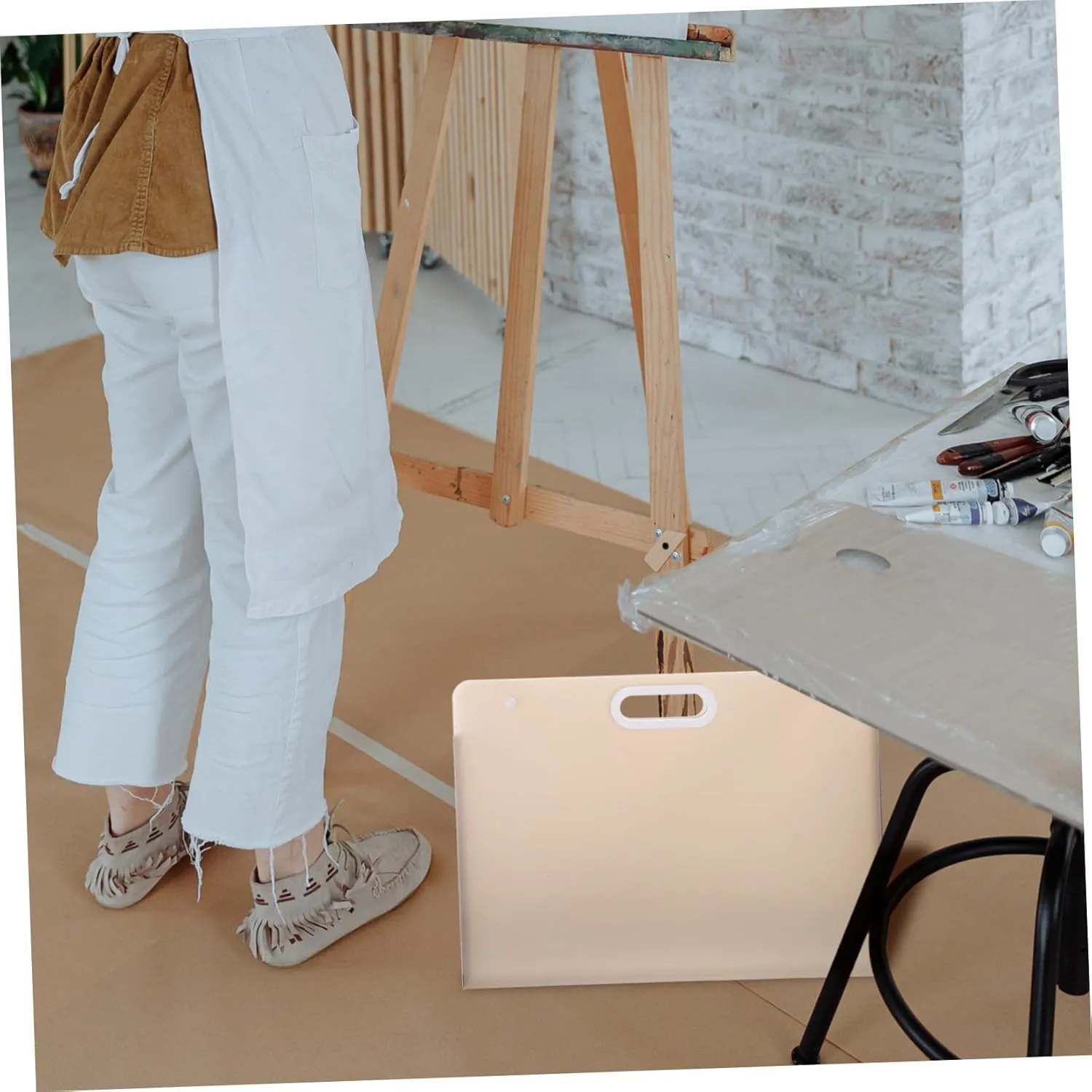 Operitacx Pcs Art Supplies Storage Organizer File Organizer Bag Plastic Document Carrier for Men Women