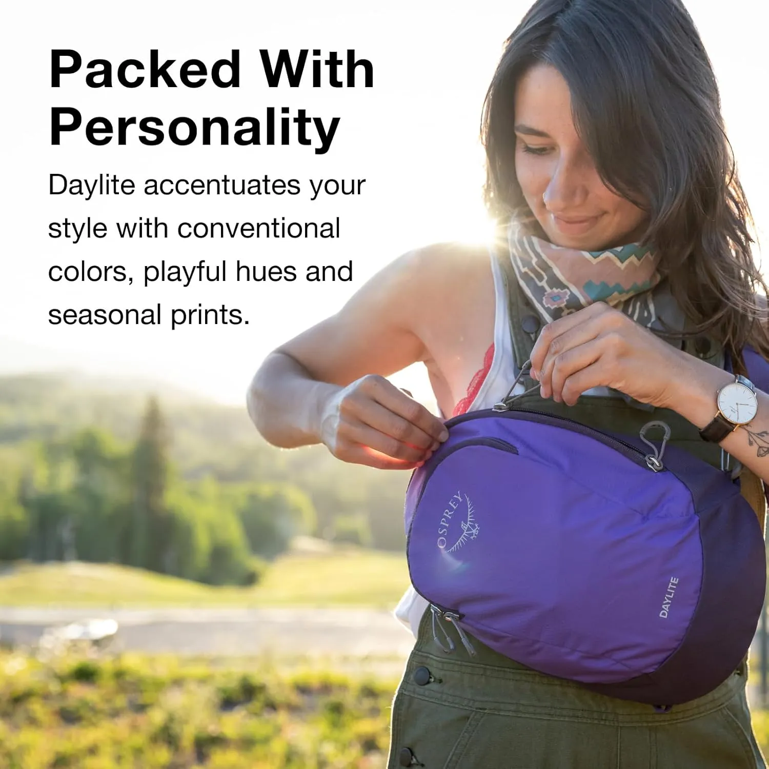 Osprey Daylite Shoulder Sling Bag, Tumbleweed Yellow/Tunnel Vision
