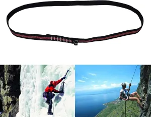 Outdoor Climbing Accessories 60cm Polyester Rock Climbing Sling Bearing Strap Reinforce Rope Belt Load-Bearing Bandlet Mountaineering Equipment Anti-Slip and wear-Resistant