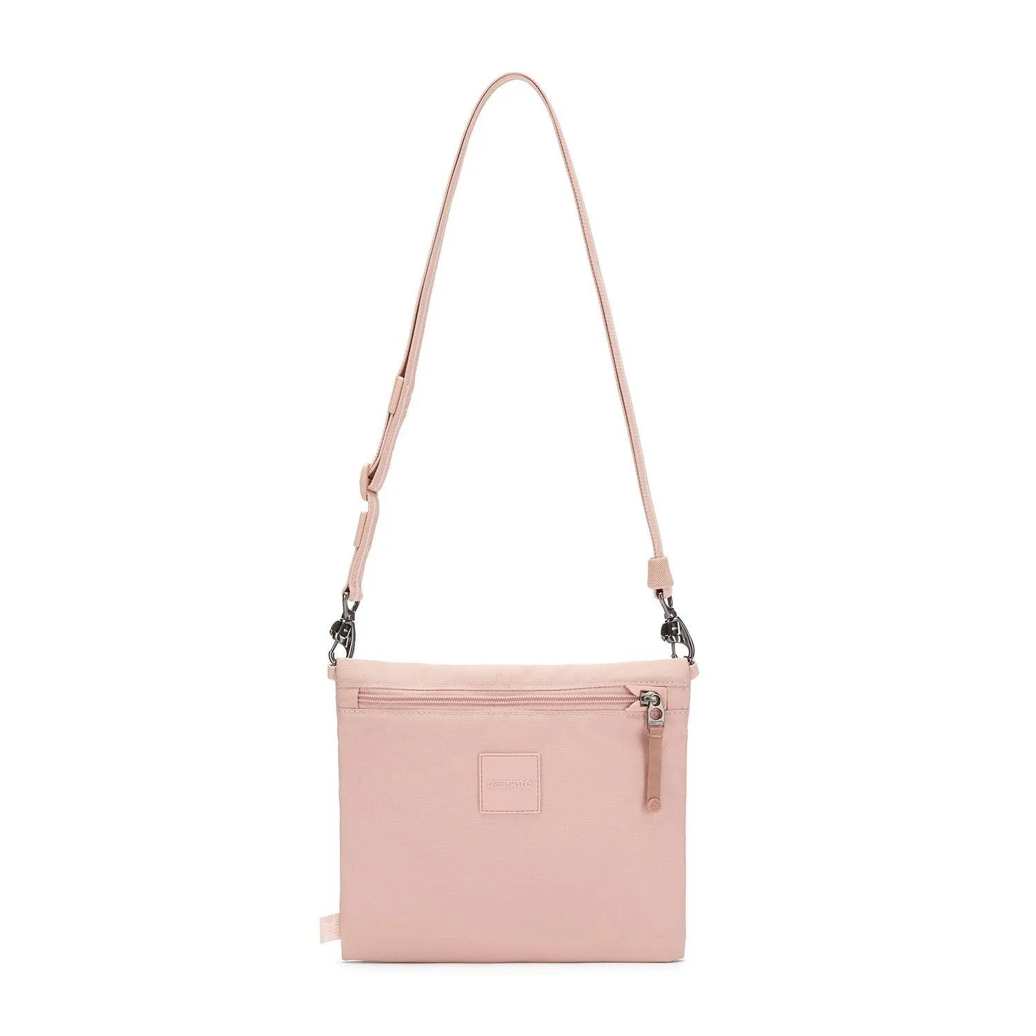 Pacsafe Go Anti-Theft Crossbody Pouch (Sunset Pink)