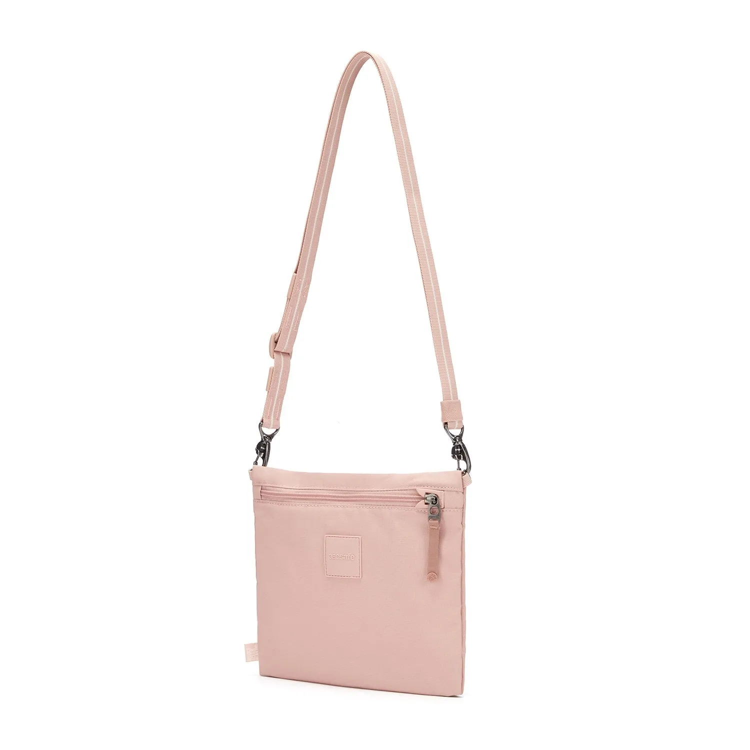 Pacsafe Go Anti-Theft Crossbody Pouch (Sunset Pink)