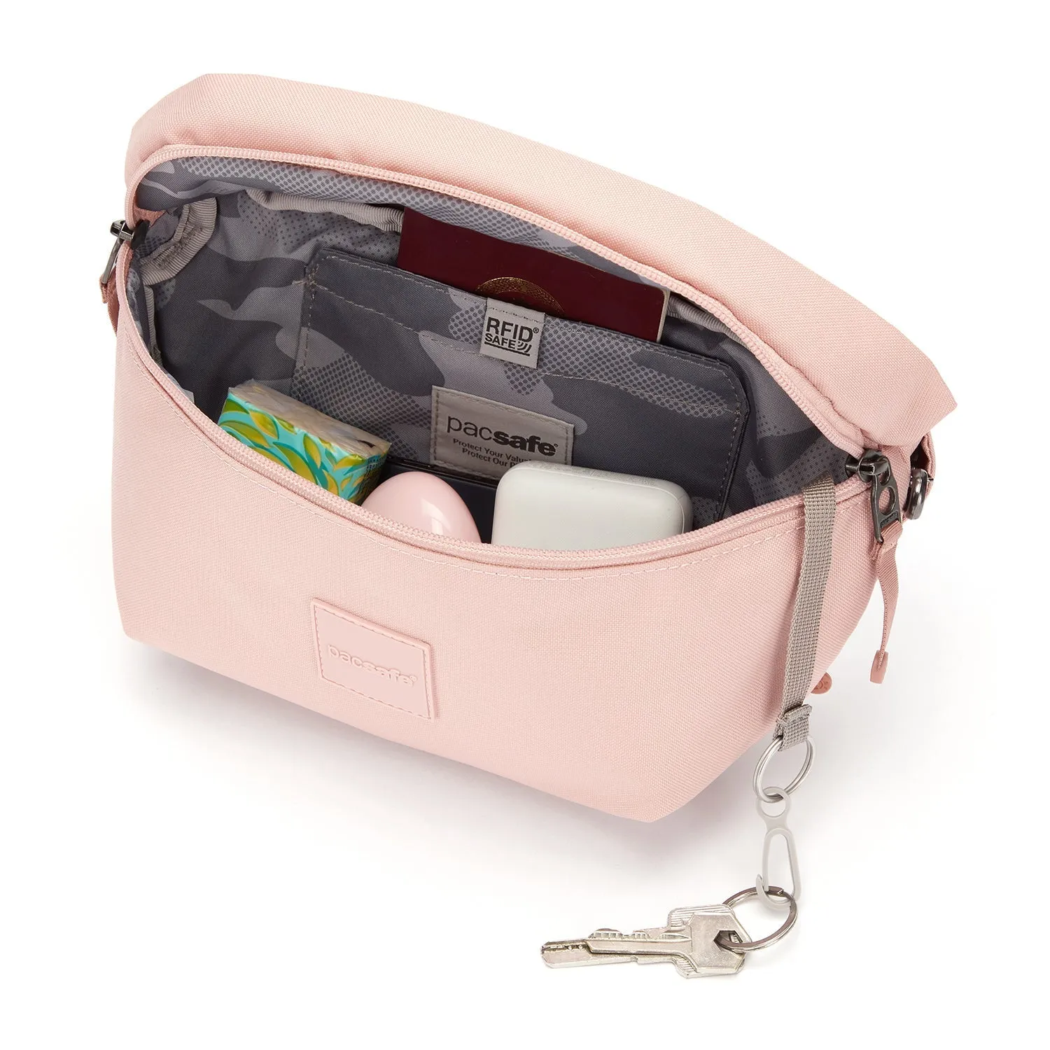 Pacsafe Go Anti-Theft Sling Pack (Sunset Pink)
