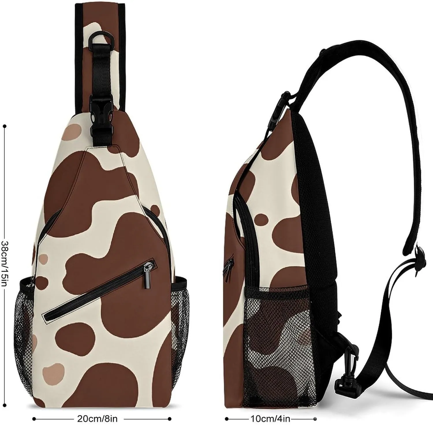 Paris Eiffel Tower Crossbody Bag, Sling Bag, Sling Backpack, Belt Bags for Travel Outdoors Hiking