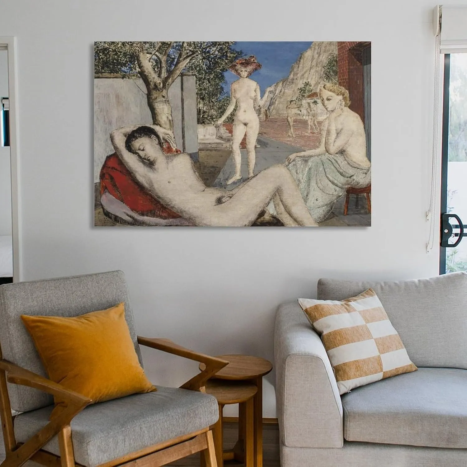 Paul Delvaux Posters Print (5) Gifts Canvas Painting Poster Wall Art Decorative Picture Prints Modern Decor Framed-unframed 08x12inch(20x30cm)