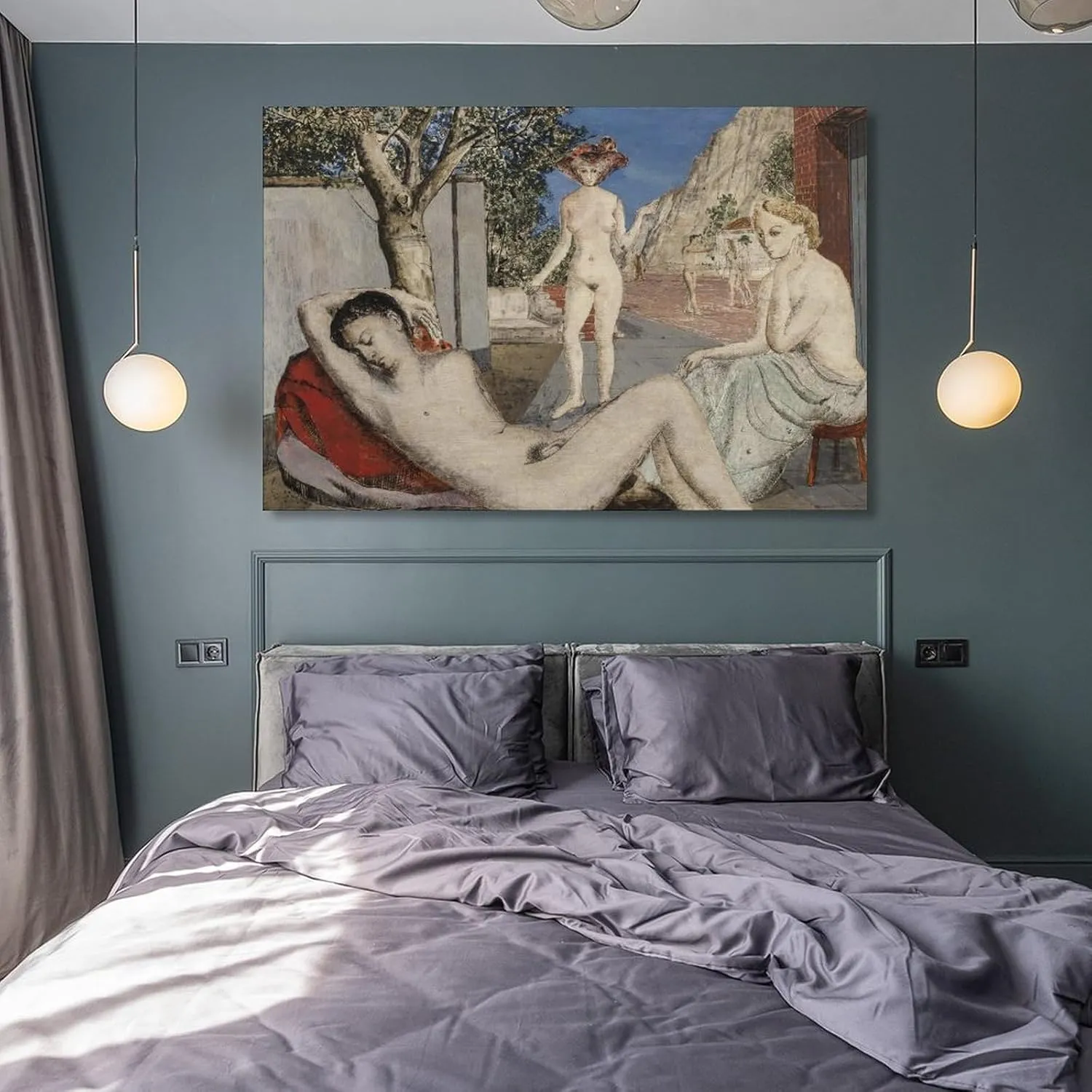 Paul Delvaux Posters Print (5) Gifts Canvas Painting Poster Wall Art Decorative Picture Prints Modern Decor Framed-unframed 08x12inch(20x30cm)