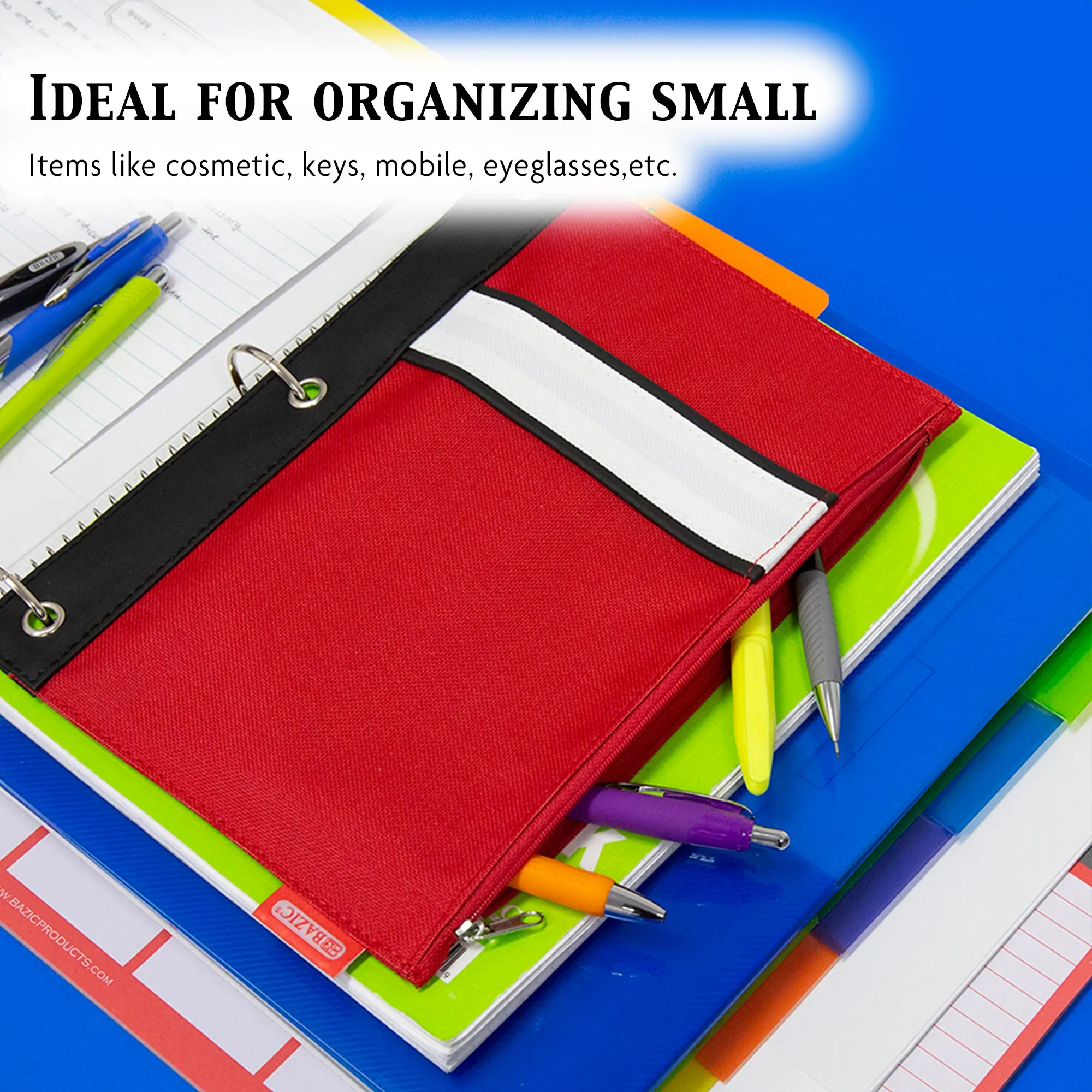 Pencil Pouch 3-Ring - Assorted Color