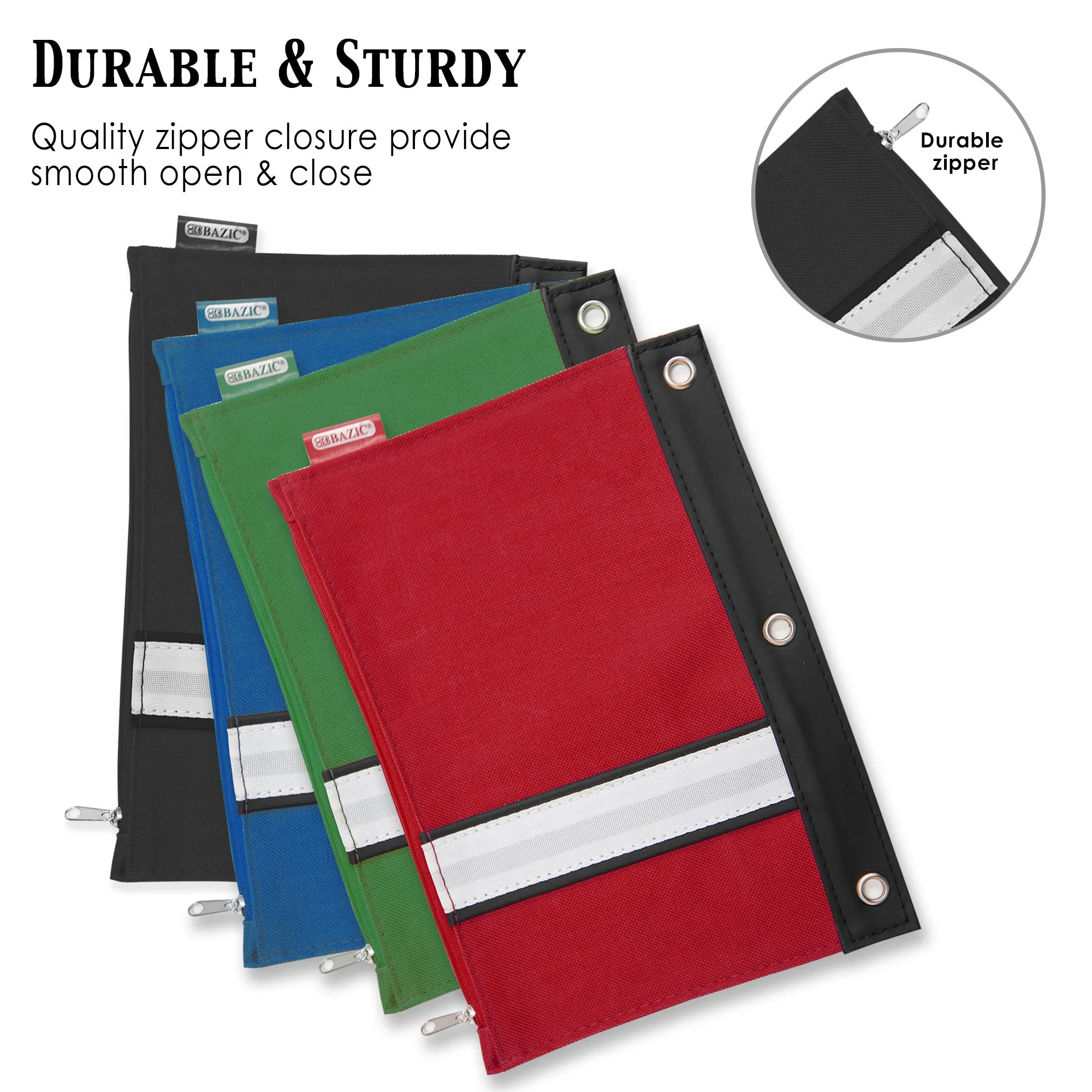 Pencil Pouch 3-Ring - Assorted Color