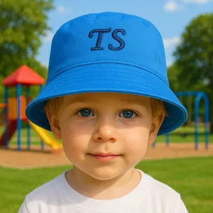 Personalised Waterproof Bucket Hat - Blue