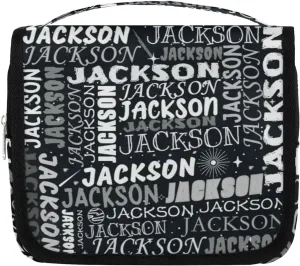 Personalized Travel Makeup Bag Cosmetic Bag for Woman Men,Custom Hanging Toiletry Makeup Bag with Handle Great DIY Gift for Boys and Girls Black Grey