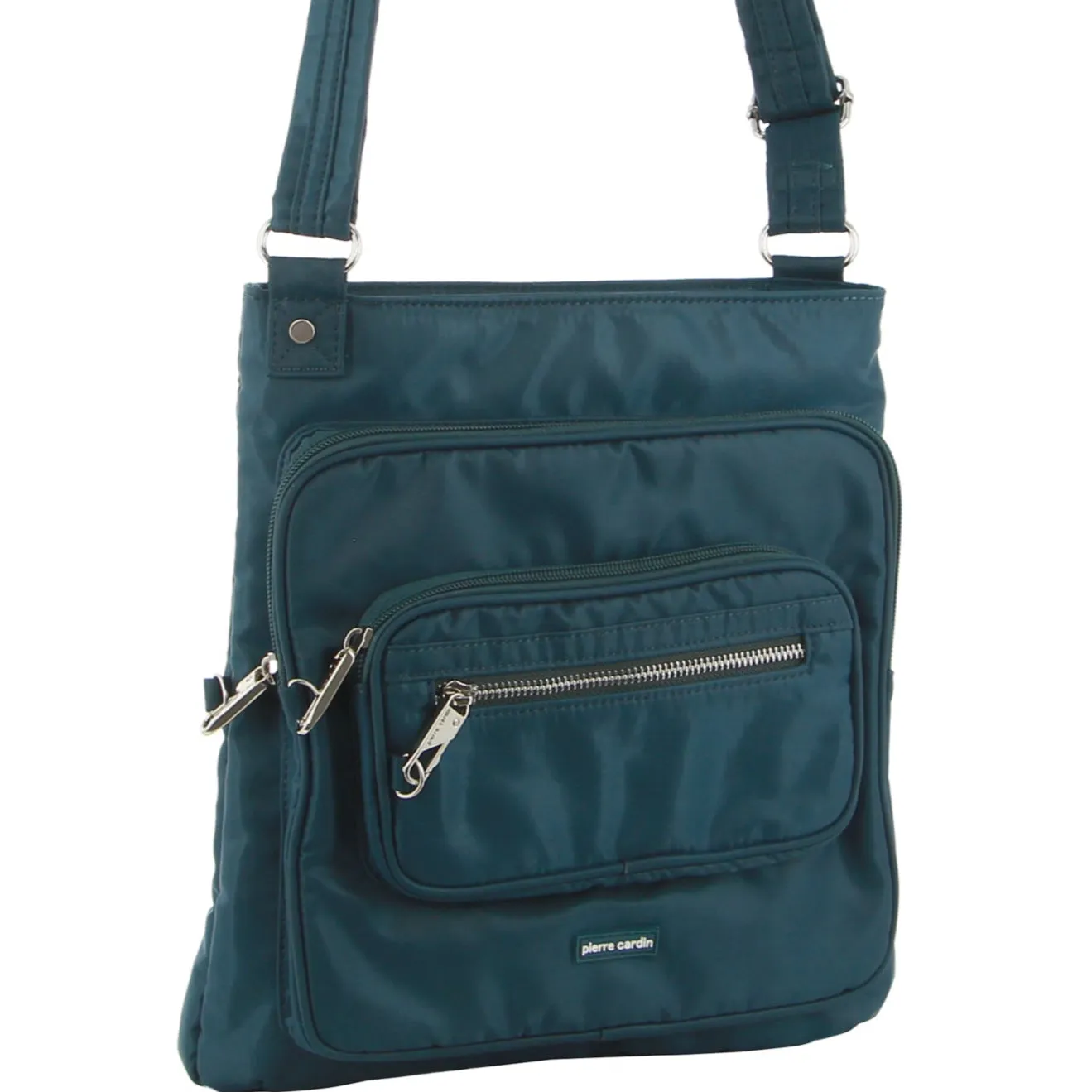 Pierre Cardin Anti-Theft Crossbody bag 2417 Teal