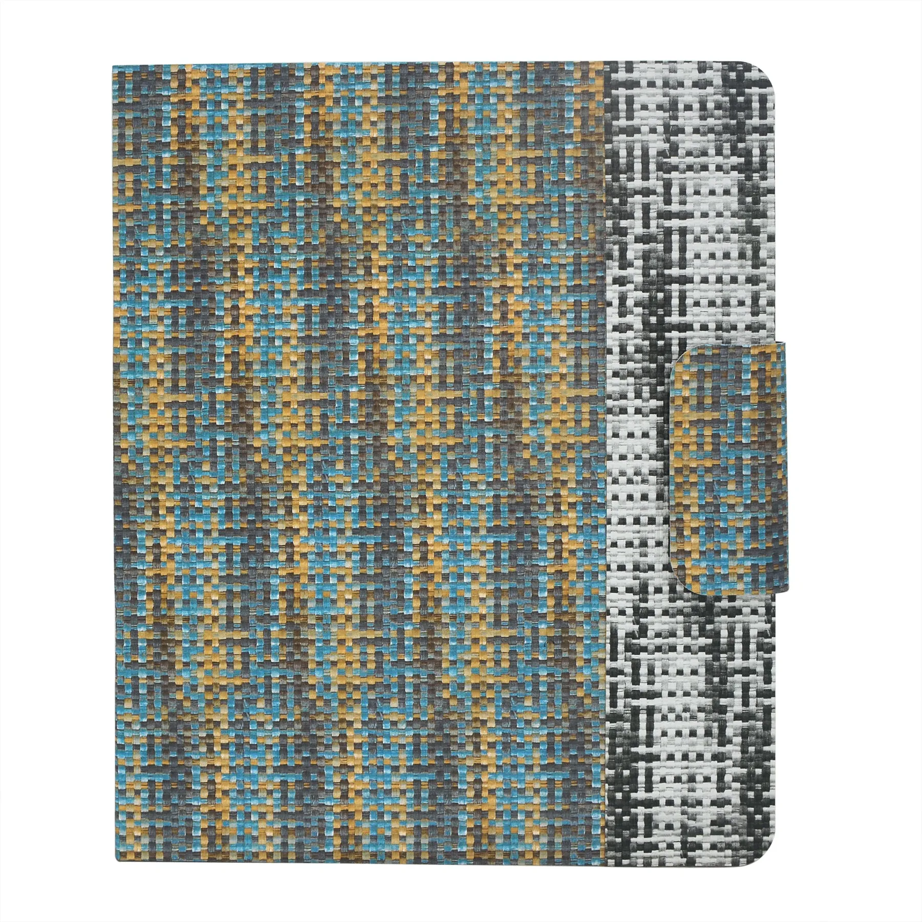 Pixel Style Portfolio Whiteboard Padfolio with Expanded Document Bag, 3-Ring Binder Business Organizer Portfolio Case