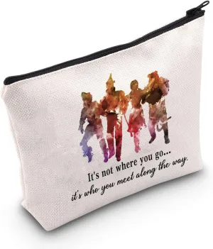 POFULL Movie Inspired Gifts Its Not Where You Go But Who You Meet Zipper Pouch Bag