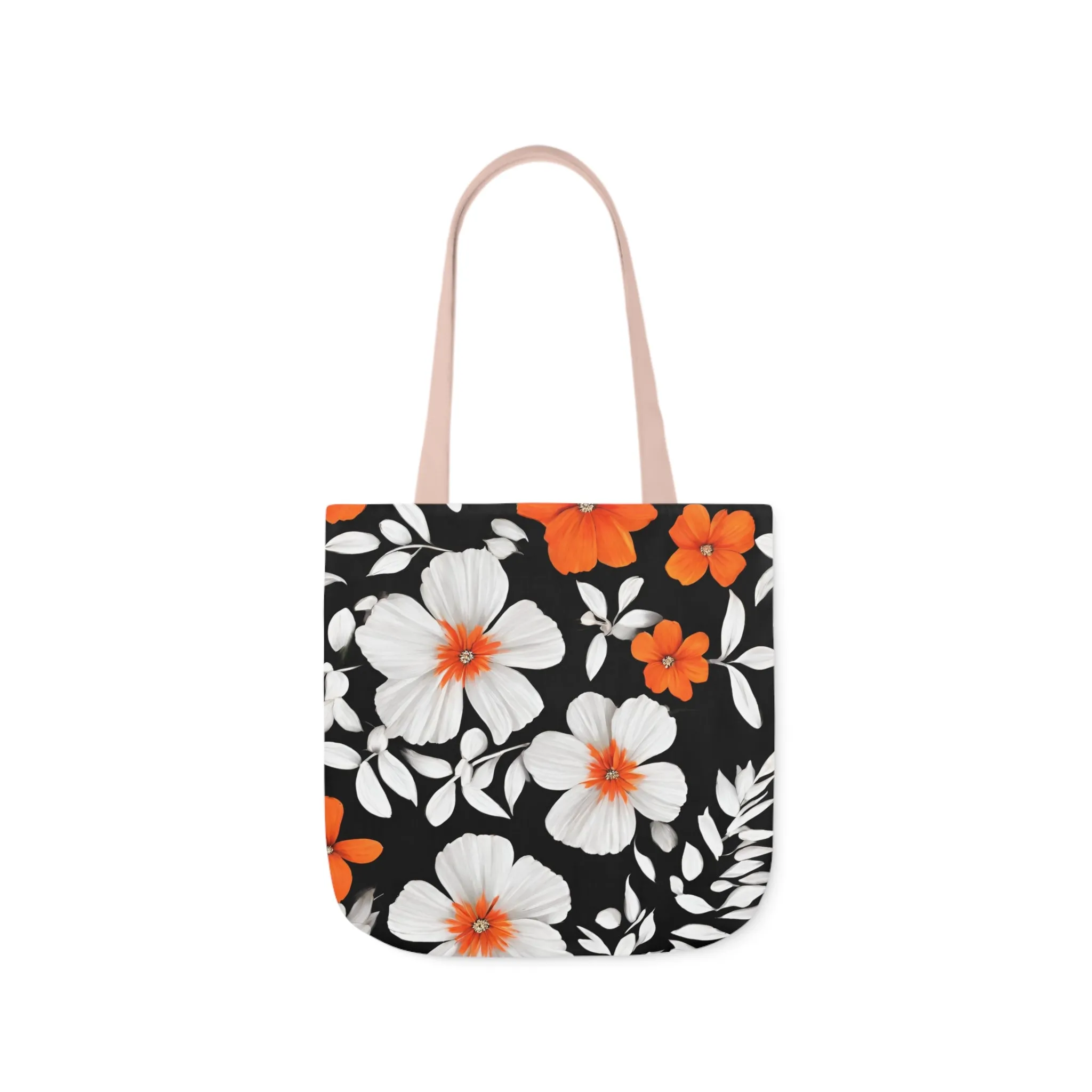Polyester Canvas Tote Bag (AOP) Two Different Designs On Each Side Two Bags In One Adult Accessories
