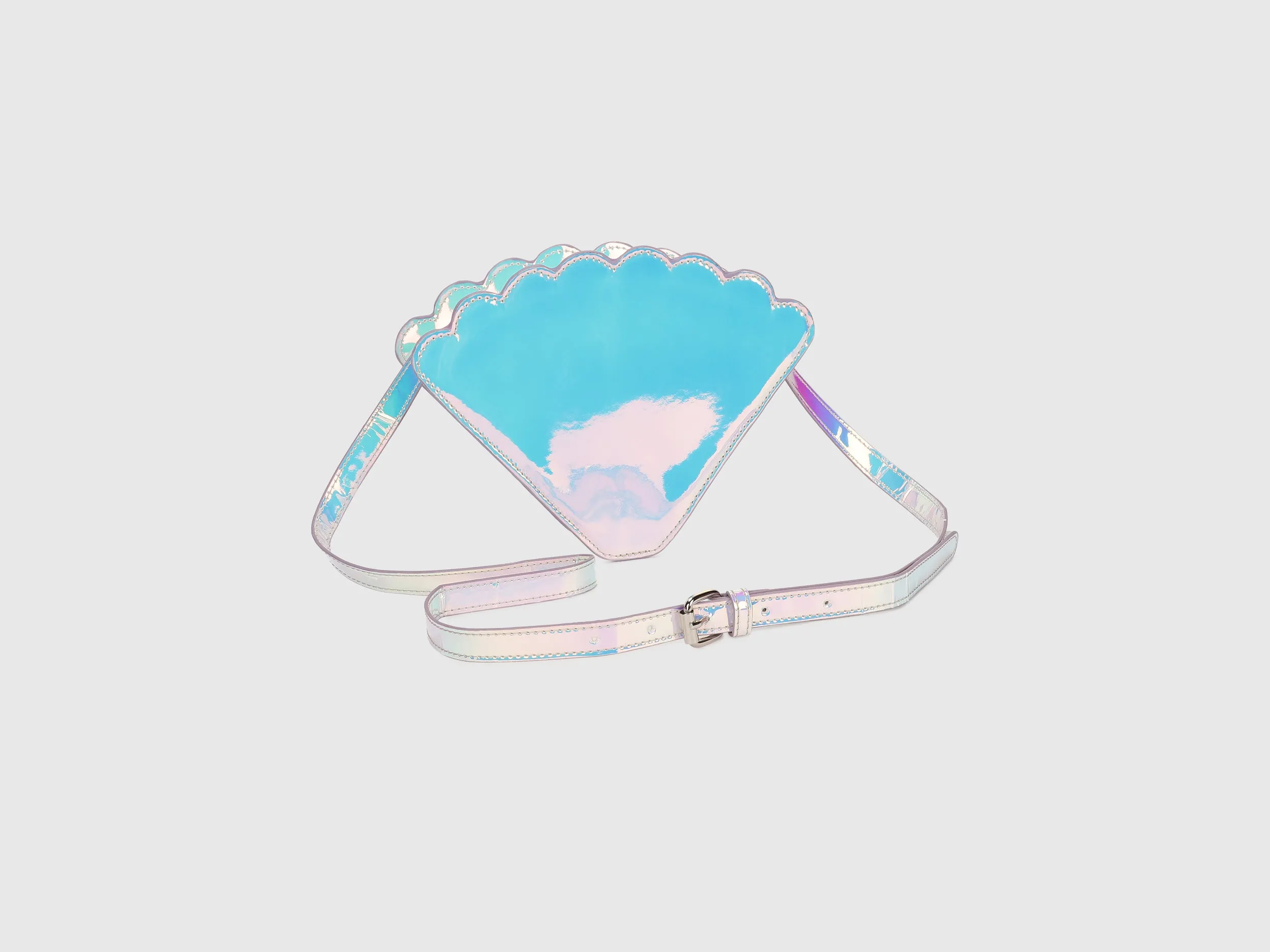 Polyurethane Solid Girls Sling Bag