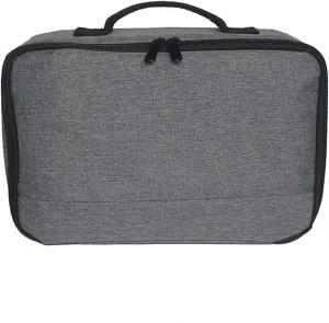 Portable Grey Projector Storage Bag Case Universal Carrying Bag Travel Storage Organizer for Projectors and Accessories