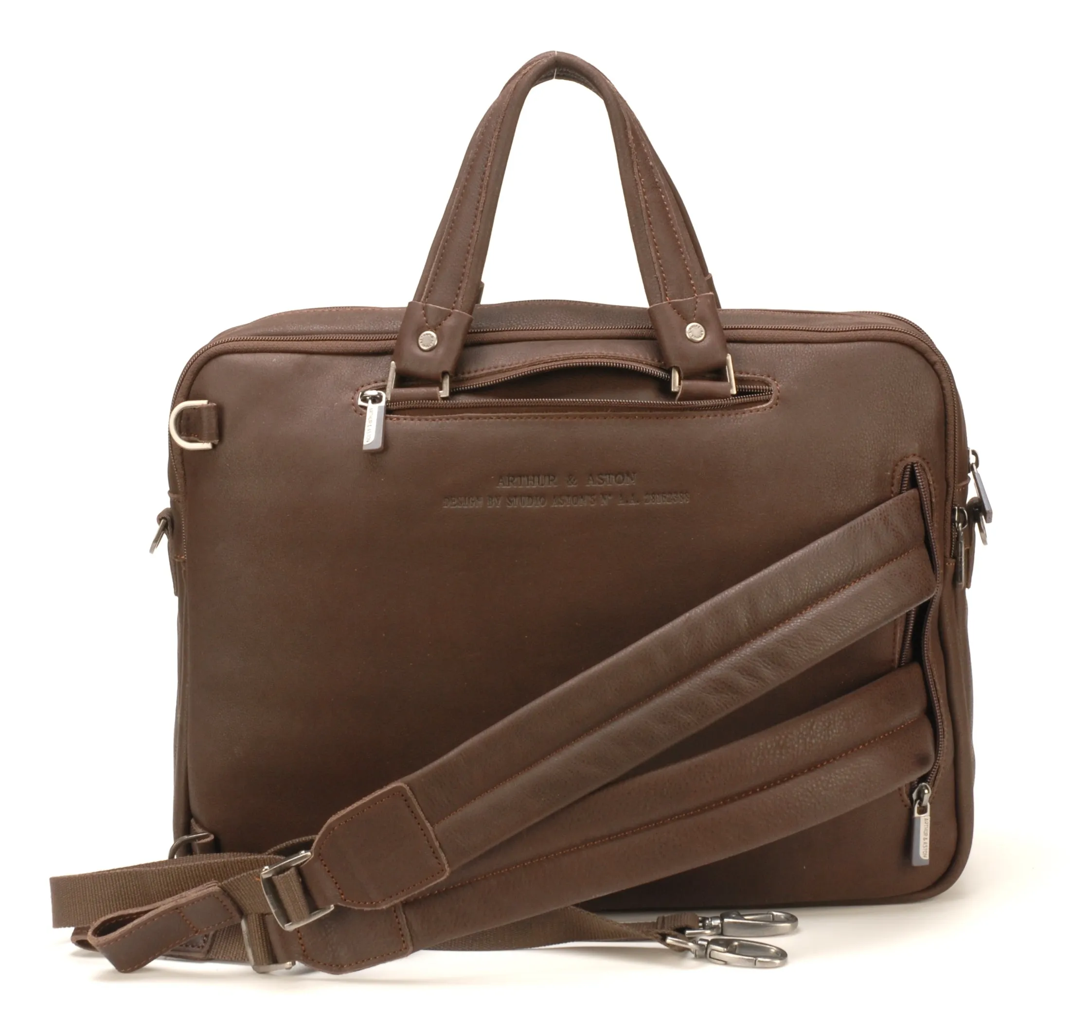 Porte document transformable Oscar en cuir