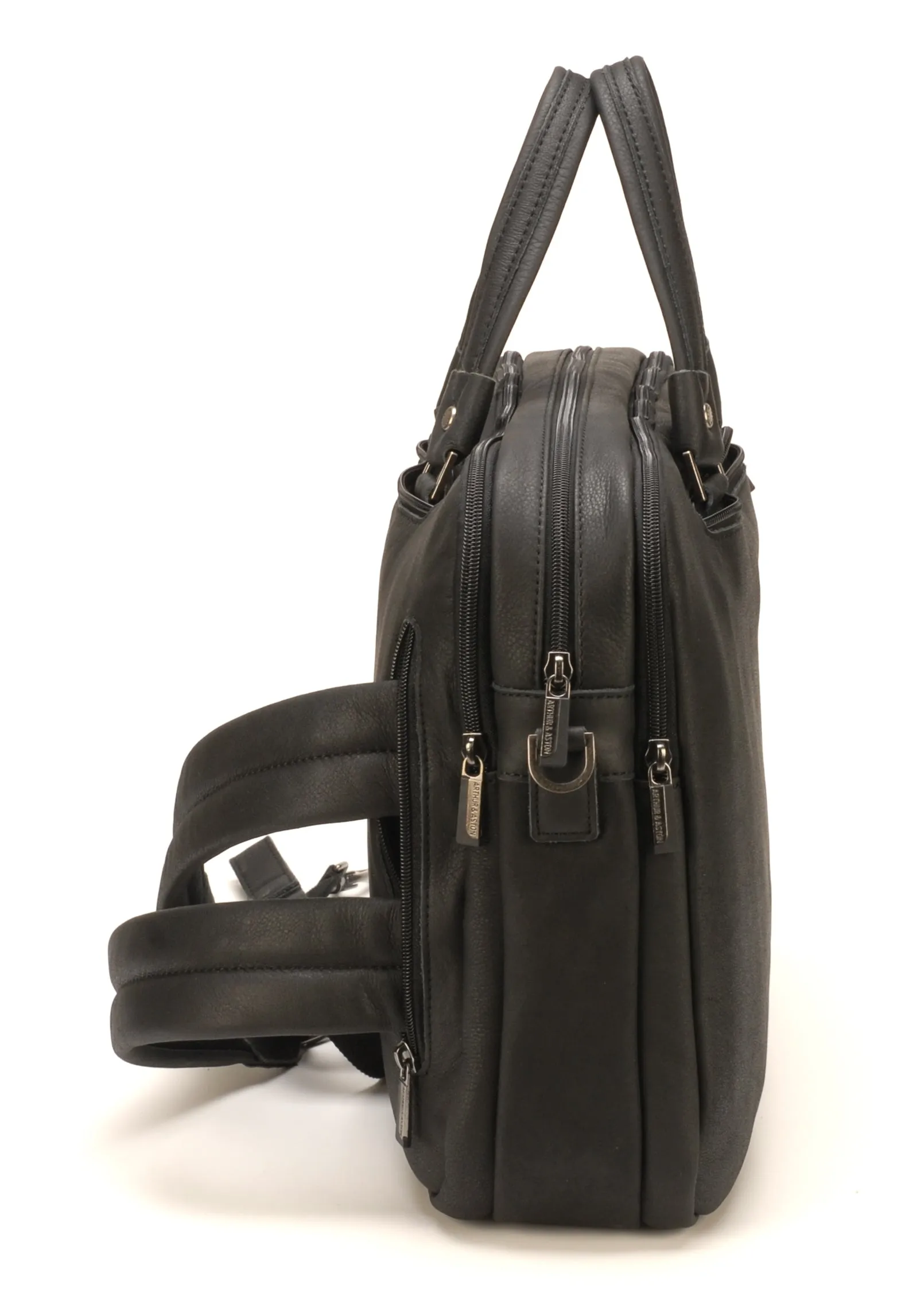 Porte document transformable Oscar en cuir