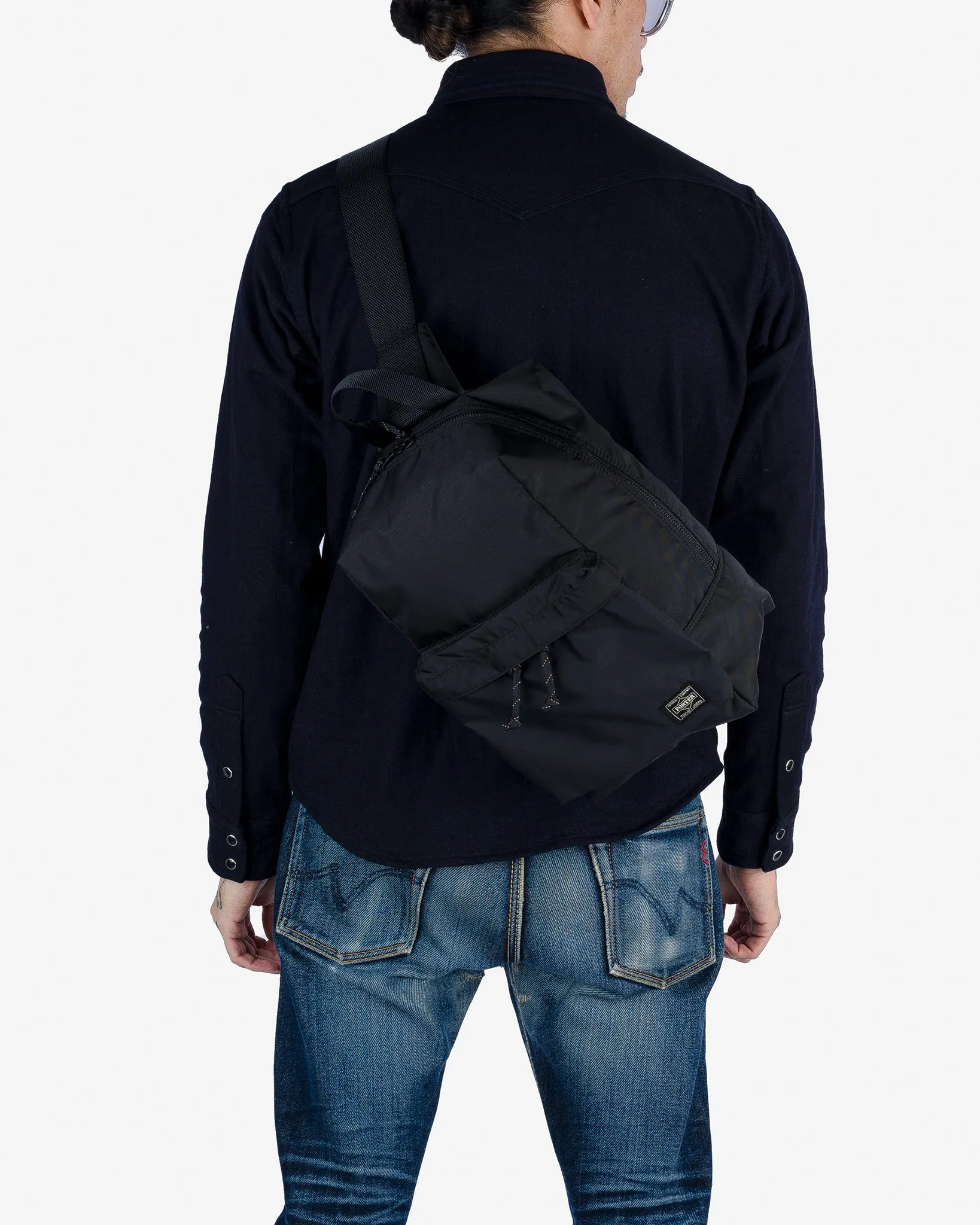 Porter - Yoshida & Co. - Force Sling Shoulder Bag - Black