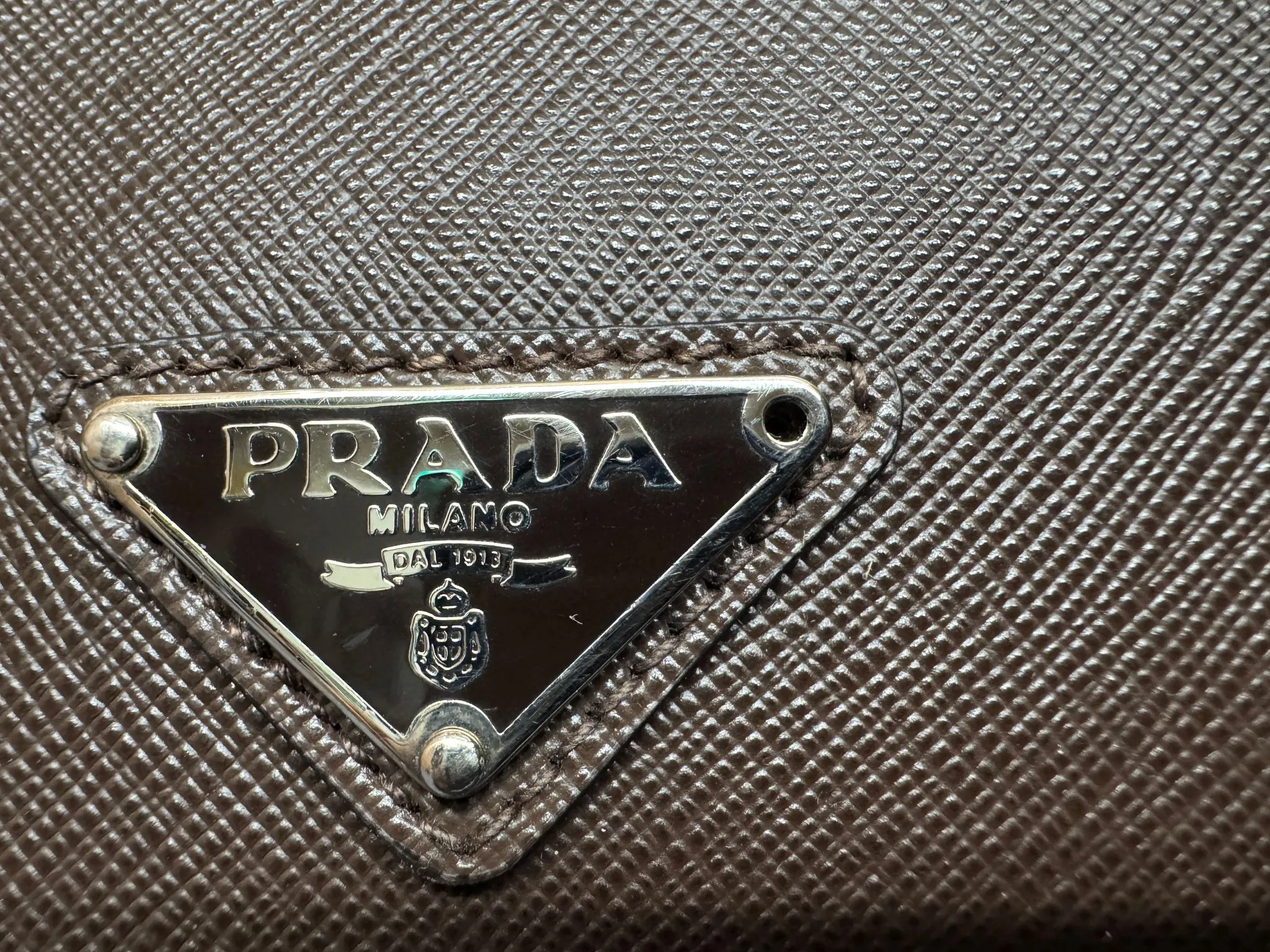 Prada Saffiano Leather Business Bag