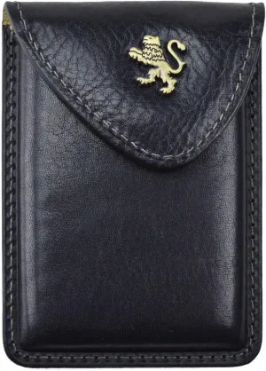 Pratesi Leather Wallet for Men Cardholder B061 in cow leather Made in Italy