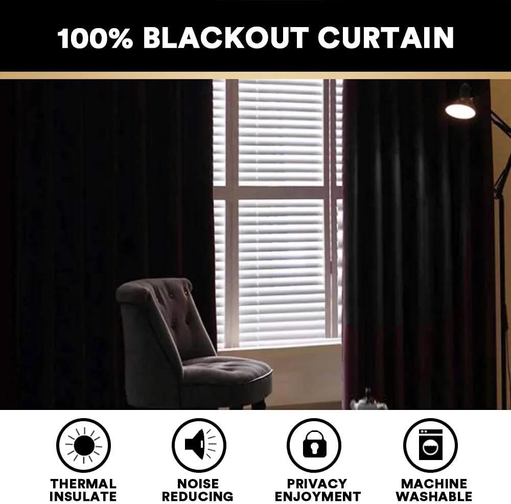 PrinceDeco Primitive Textured Linen 100% Blackout Curtains for Bedroom/Living Room Energy Saving Window Treatment Curtain Drapes, Burlap Fabric with White Thermal Insulated Liner (52 x 96 Inch, Navy)
