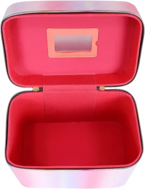 Printed Makeup Box Set of 2 Cosmetic Box Jewellery Bridal Box Trousseau Box Vanity Beauty Case Organizer for Wedding Makeup Bag for Bride