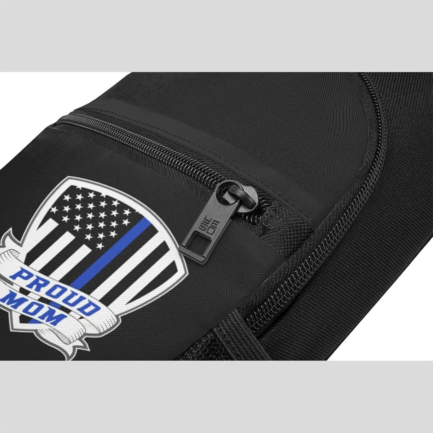 Proud Police Mom Sling Bag Crossbody Backpack Shoulder Casual Daypack Bags for Men Women
