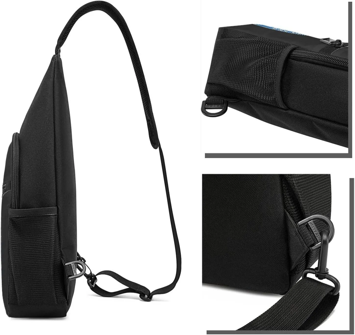 Proud Supporter of an Airman Air Force Sling Bag Crossbody Backpack Shoulder Casual Daypack Bags for Men