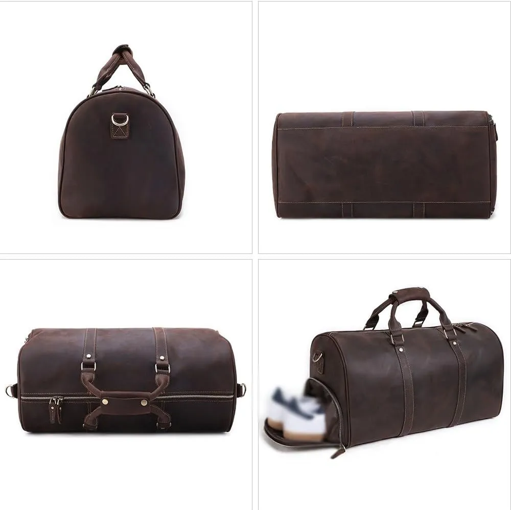 PTEXTU Duffle Bag with Compartments and Wet Pocket