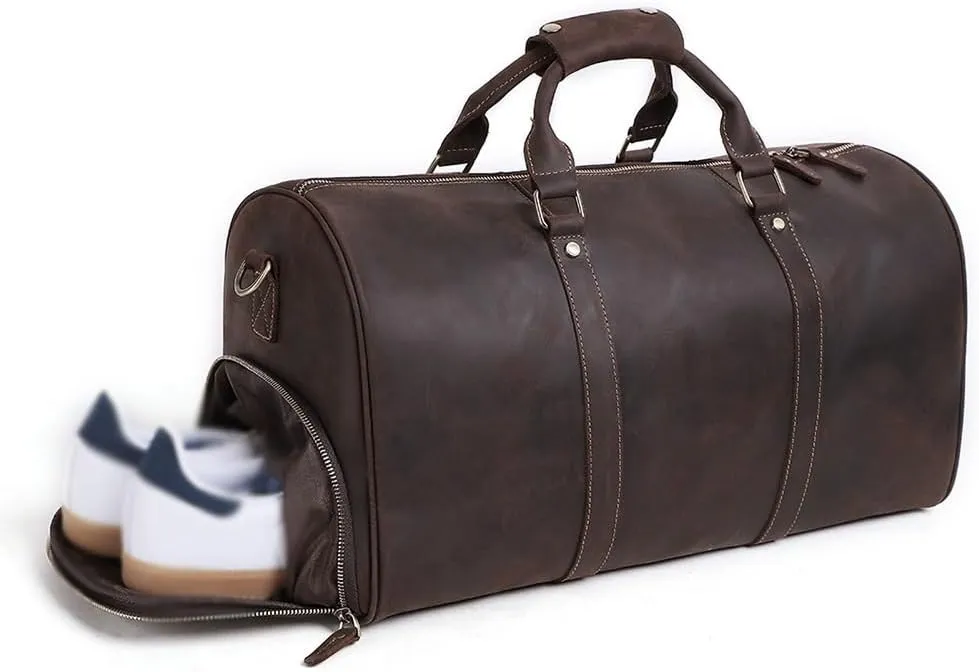 PTEXTU Duffle Bag with Compartments and Wet Pocket