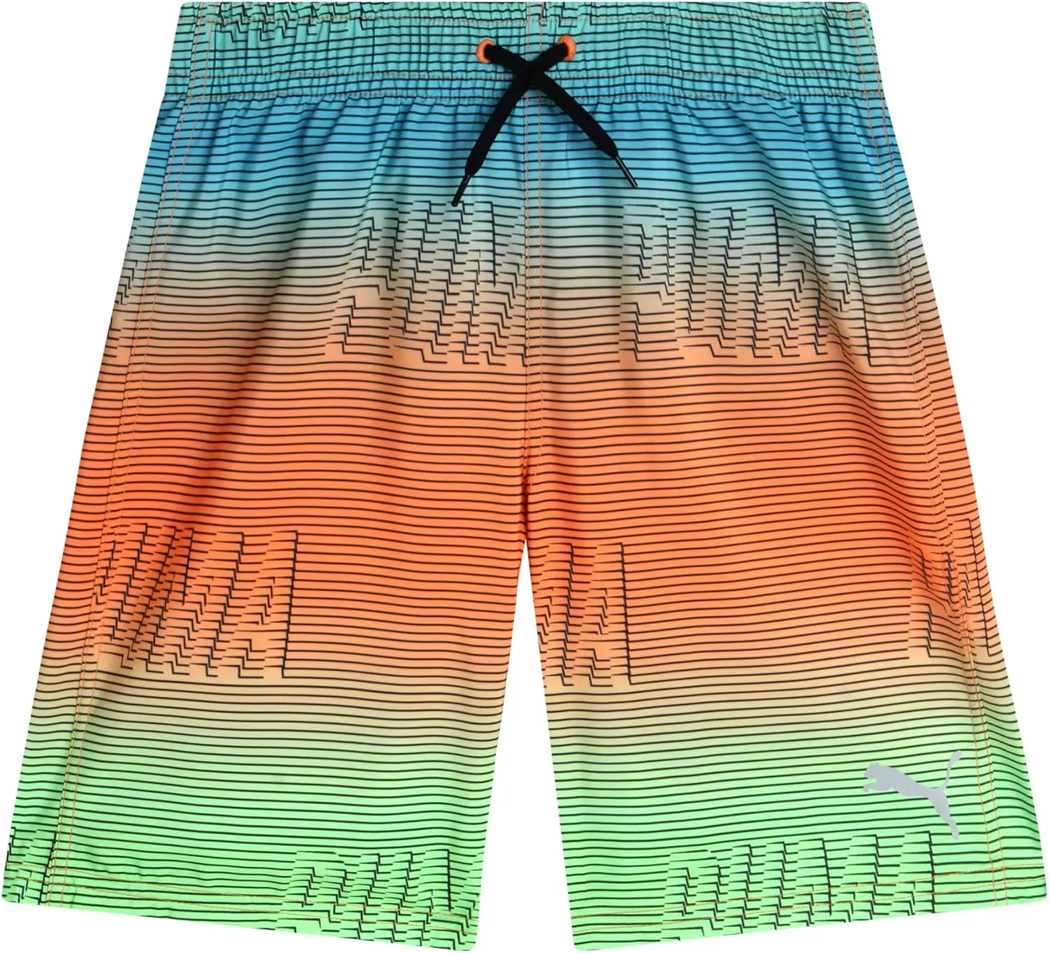 PUMA Boys' Swim Trunks - Quick Dry Swimsuit Shorts with Pockets and Mesh Lining - Swimming Trunks for Boys (Sizes: 8-20)