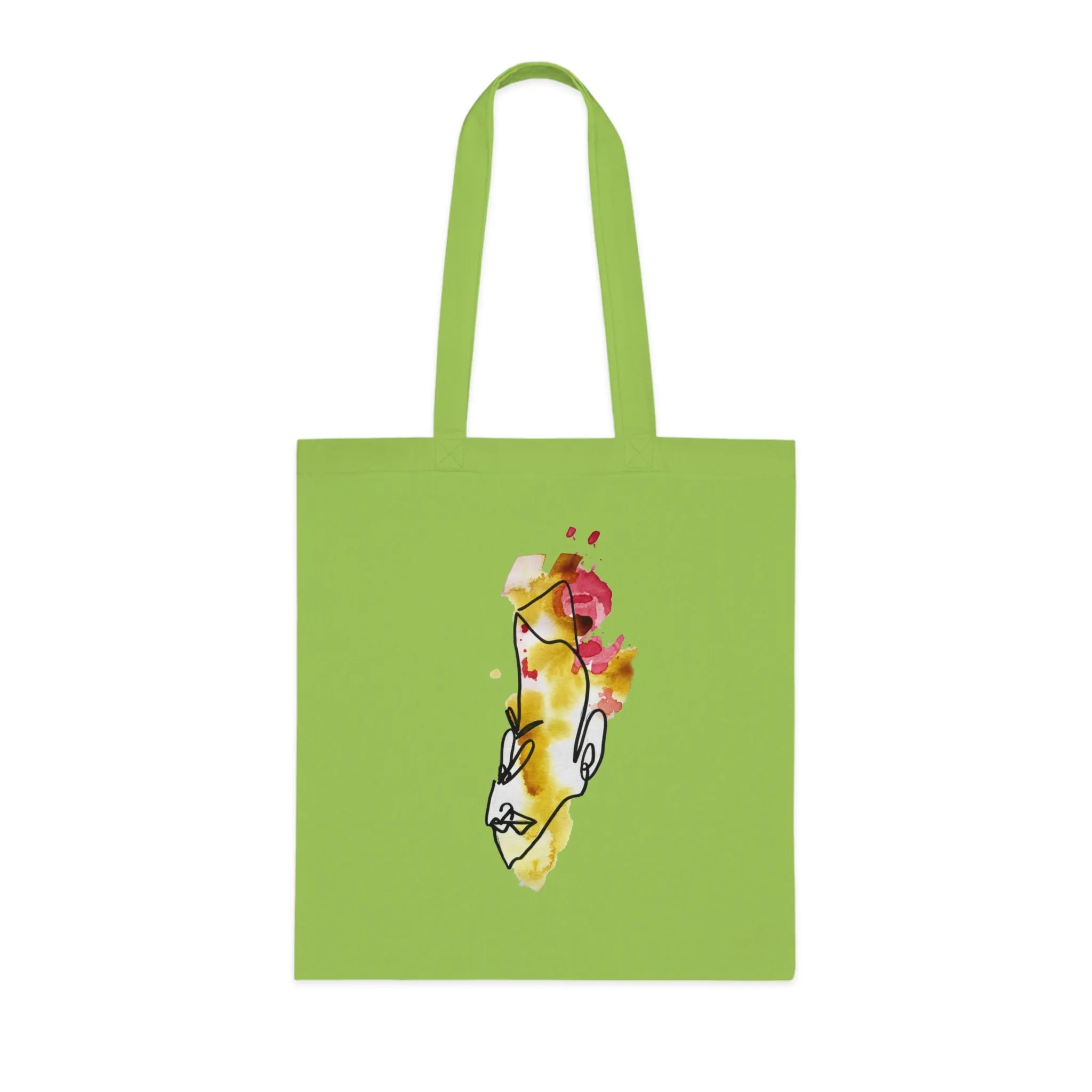 Punctilious - Versatile 100% Cotton Tote: Vibrant Colors, Light & Practical