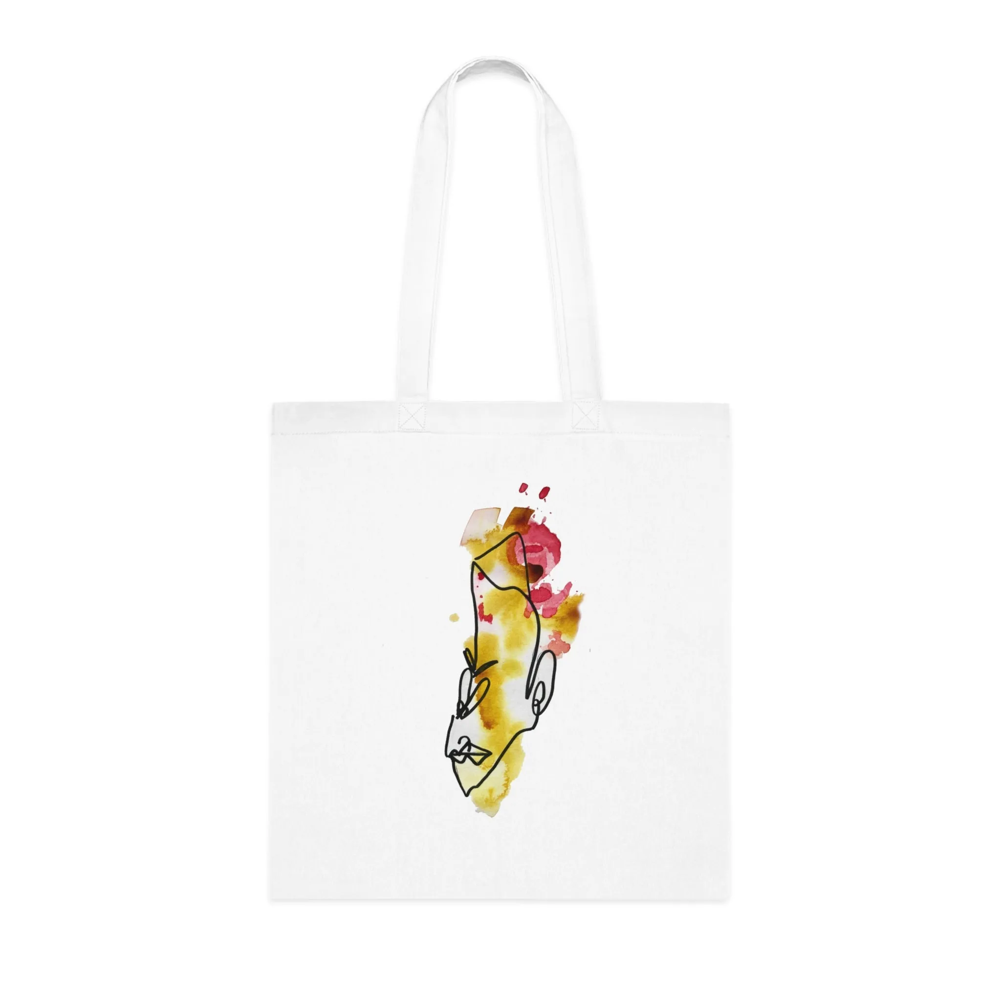 Punctilious - Versatile 100% Cotton Tote: Vibrant Colors, Light & Practical