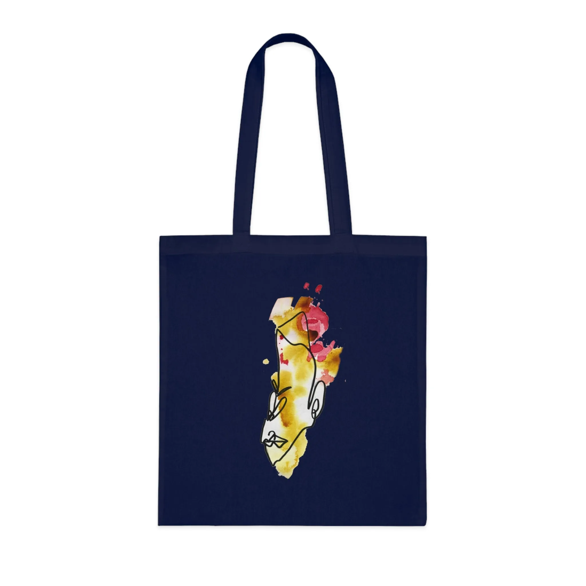 Punctilious - Versatile 100% Cotton Tote: Vibrant Colors, Light & Practical
