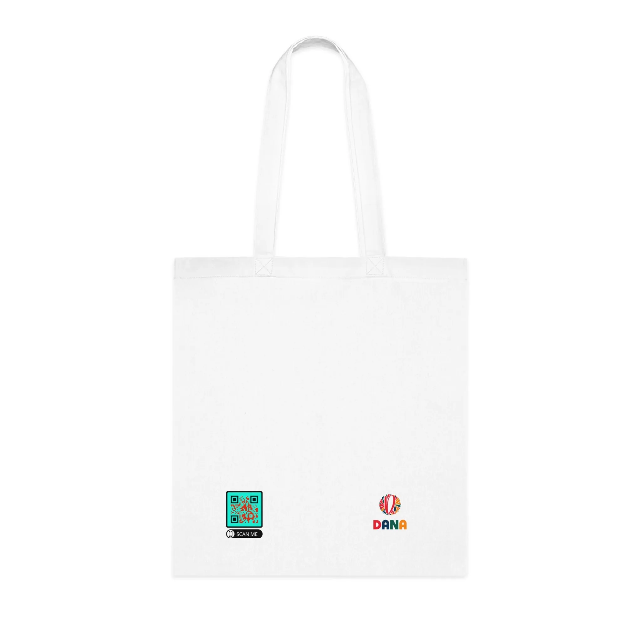 Punctilious - Versatile 100% Cotton Tote: Vibrant Colors, Light & Practical