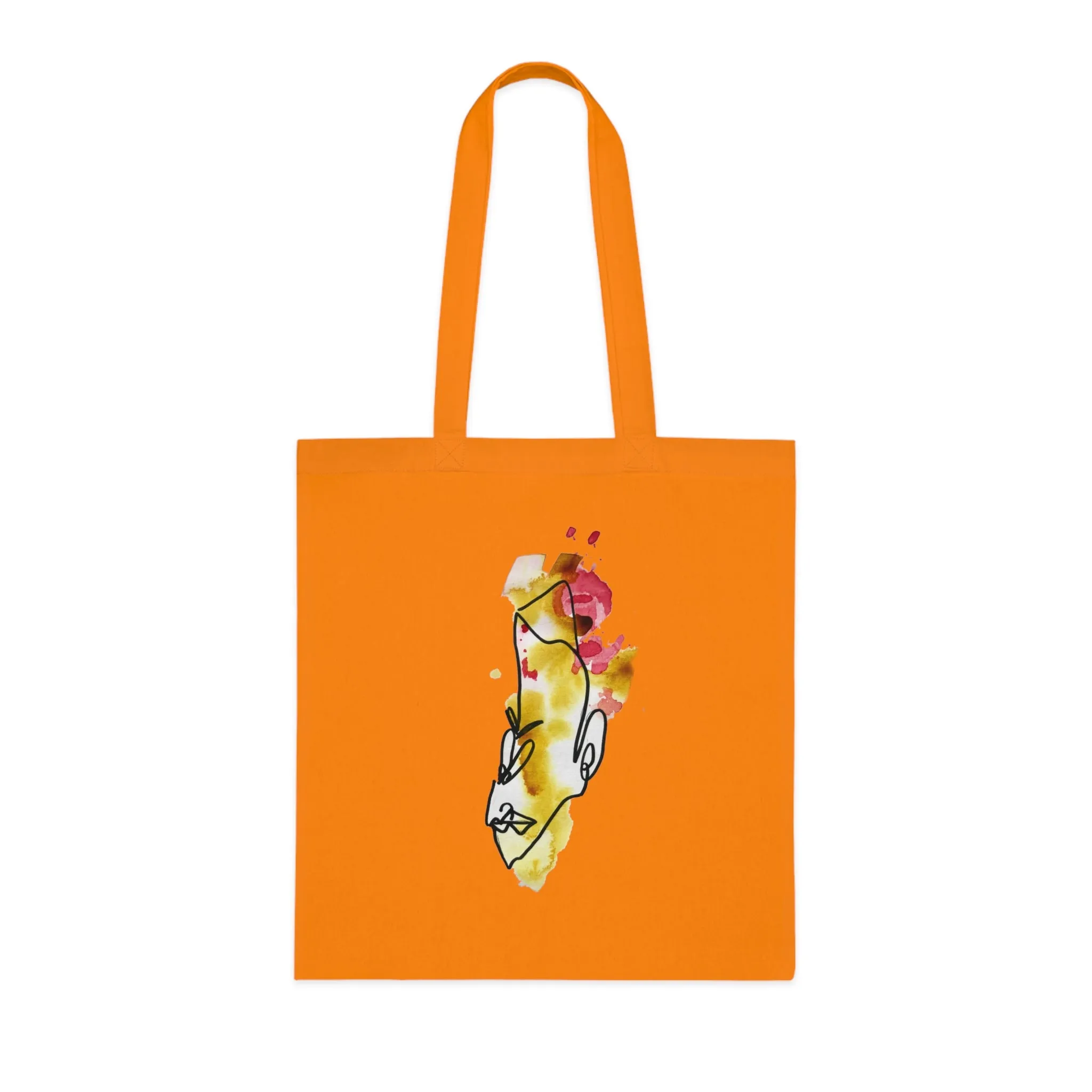 Punctilious - Versatile 100% Cotton Tote: Vibrant Colors, Light & Practical