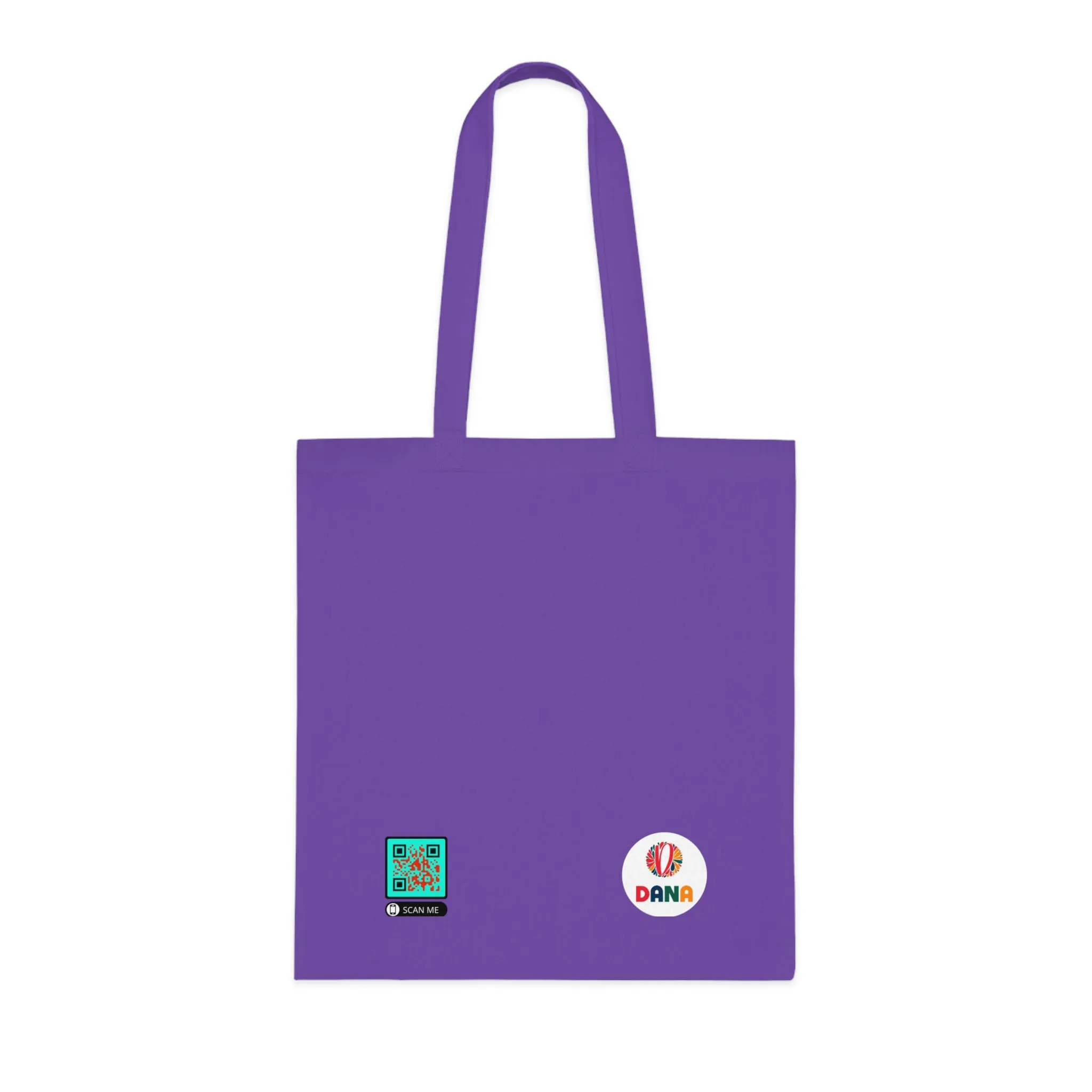 Punctilious - Versatile 100% Cotton Tote: Vibrant Colors, Light & Practical