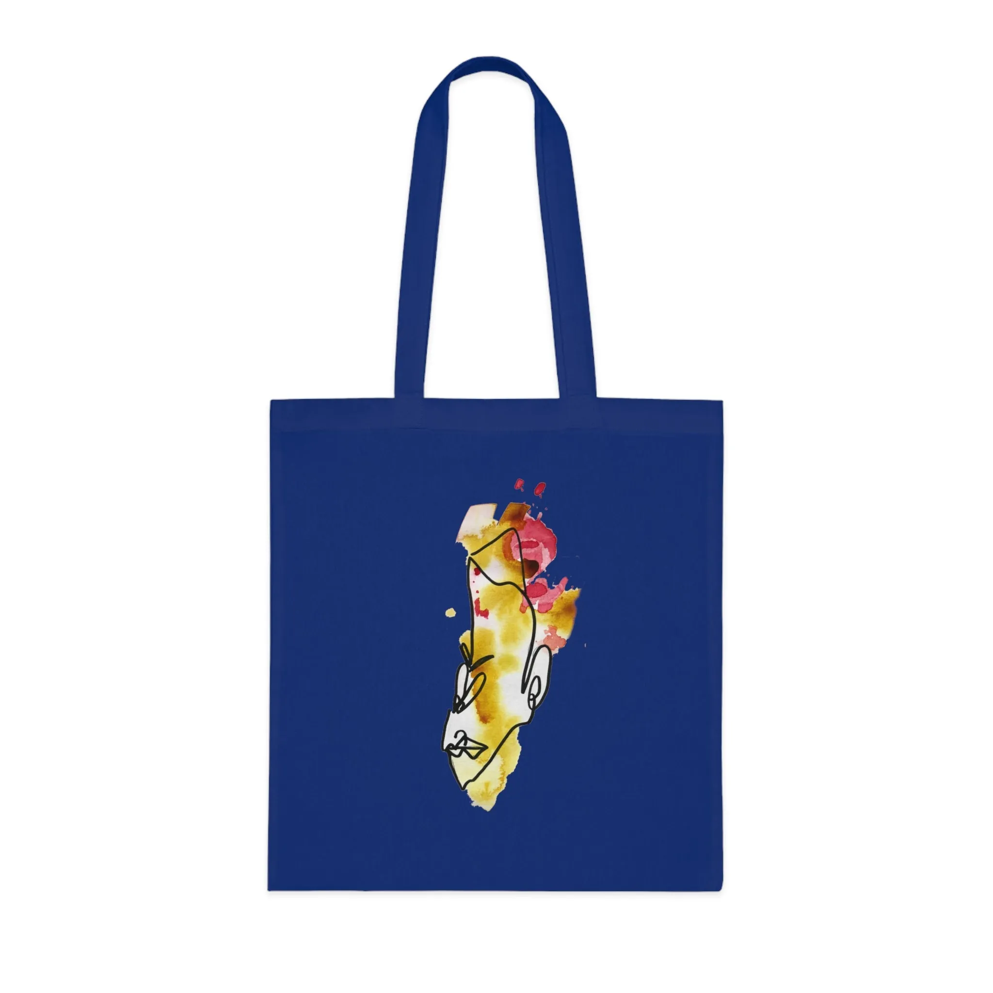 Punctilious - Versatile 100% Cotton Tote: Vibrant Colors, Light & Practical