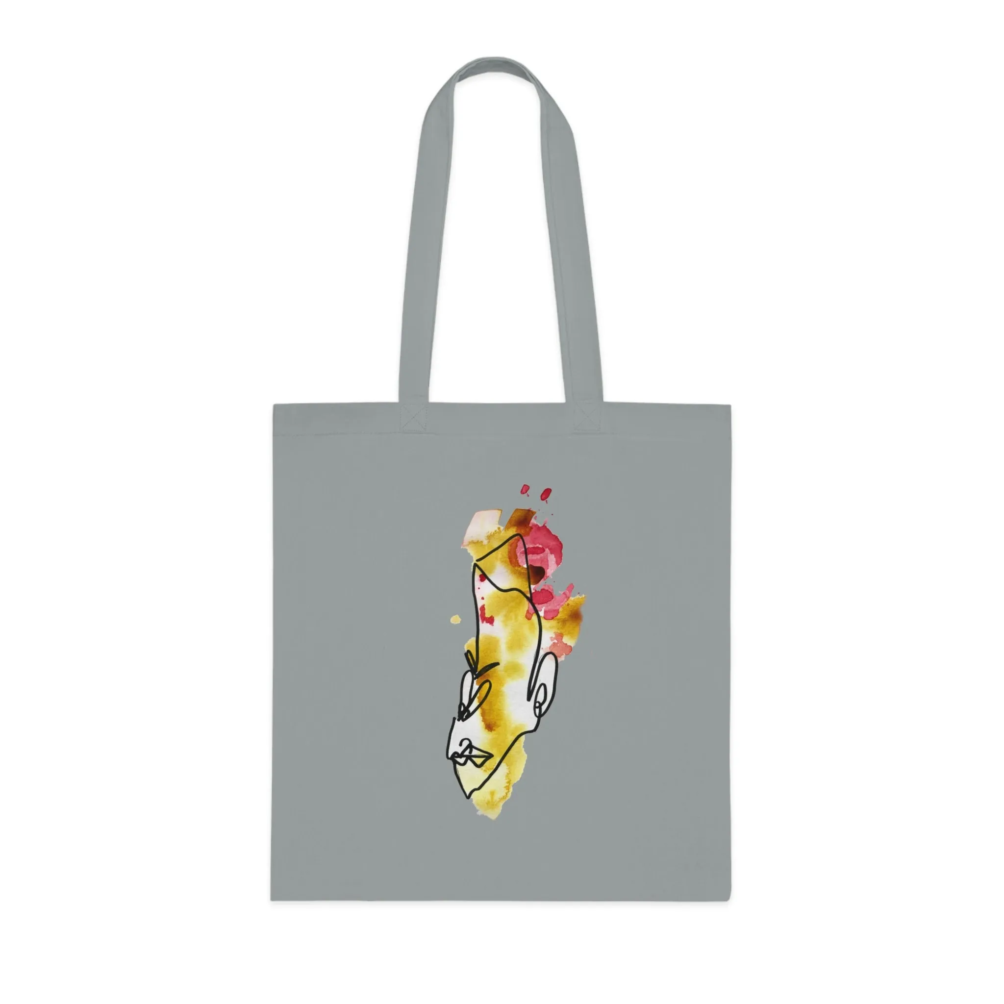 Punctilious - Versatile 100% Cotton Tote: Vibrant Colors, Light & Practical