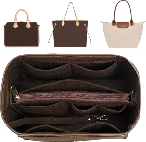 Purse Organizer Insert for Longchamp Le Pliage,City,Nevefull and Speedy Tote Bag and More