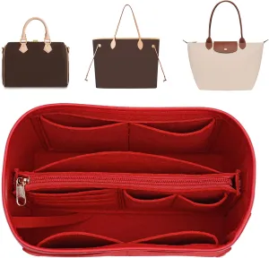 Purse Organizer Insert for Longchamp Le Pliage,City,Nevefull and Speedy Tote Bag and More