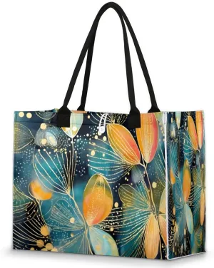 QsirBC Animals Dogs Tote Bag for Women Shoulder Bags with Pockets Handbags Purses Large Totes