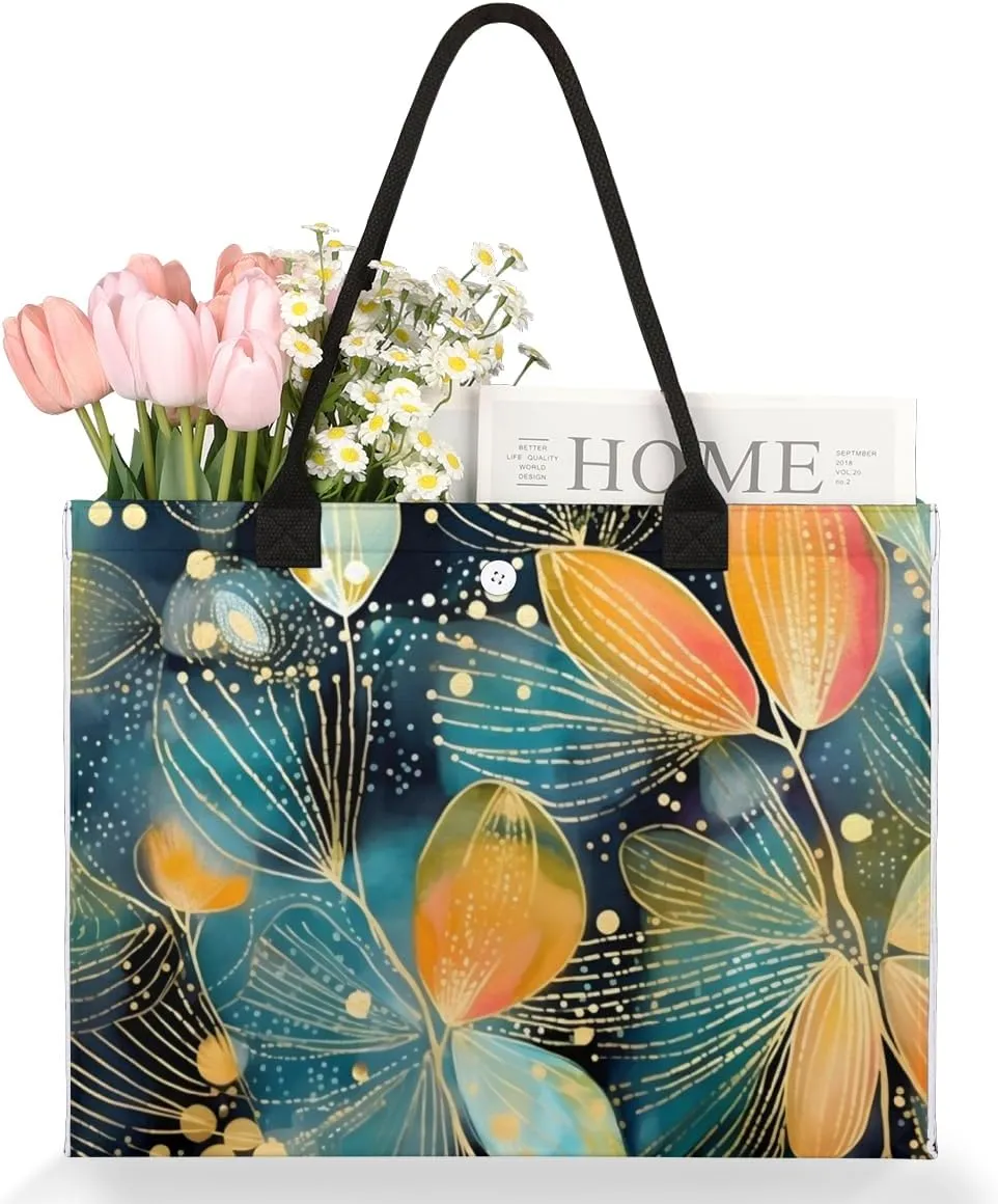 QsirBC Animals Dogs Tote Bag for Women Shoulder Bags with Pockets Handbags Purses Large Totes