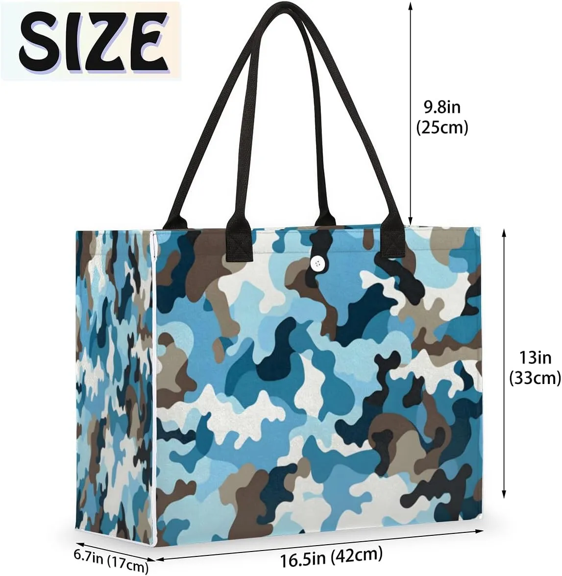 QsirBC Animals Dogs Tote Bag for Women Shoulder Bags with Pockets Handbags Purses Large Totes