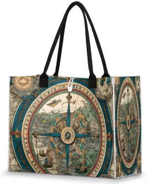 QsirBC Art Abstracted Tote Bag for Women Shoulder Bags with Pockets Handbags Purses Large Totes