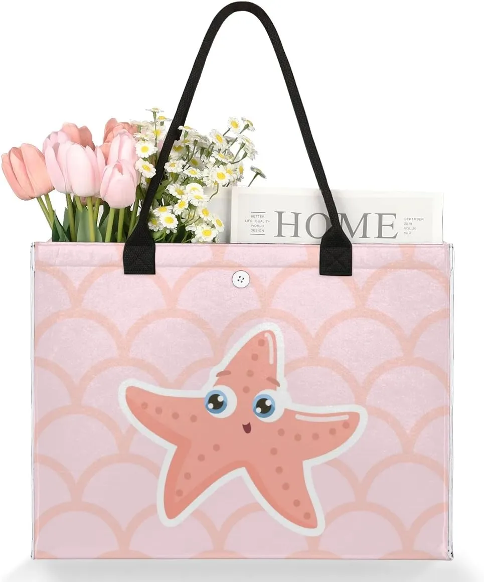QsirBC Frogs Pattern Theme Tote Bag for Women Shoulder Bags with Pockets Handbags Purses Large Totes